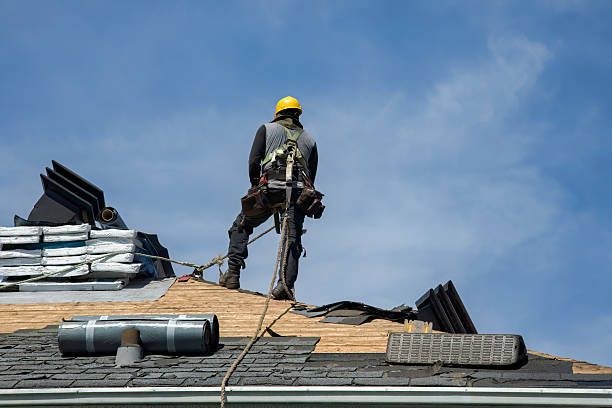 Professional Roof Replacement technician working in Jackson Center, PA